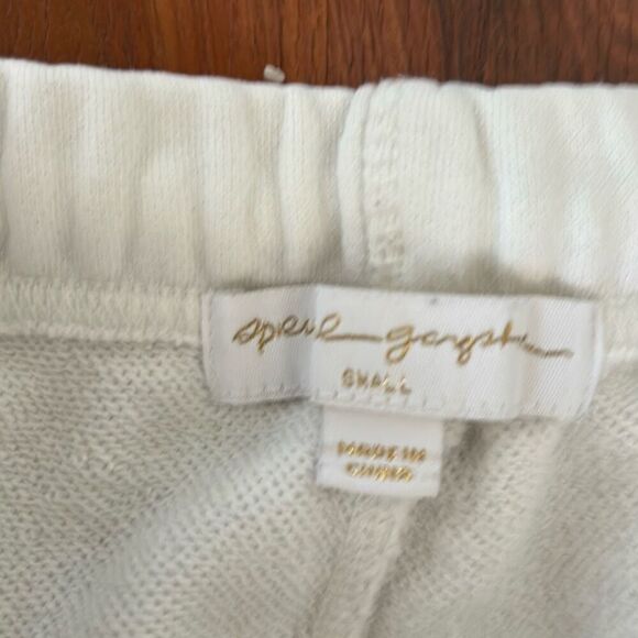 Spiritual gangster white sweatpants size small - Picture 3 of 5